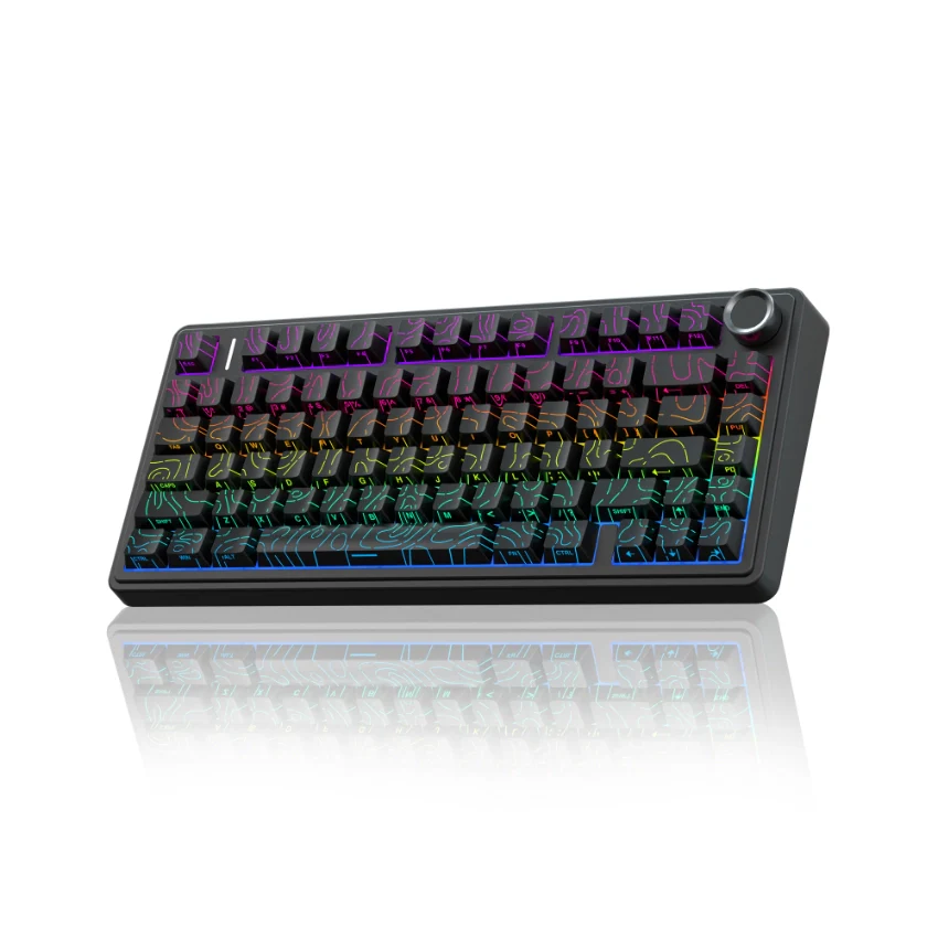 AULA F75 Pro Knob Side-Printed Mechanical Keyboard - Image 34
