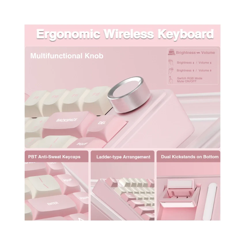 AULA F75 Pro Knob Side-Printed Mechanical Keyboard - Image 64