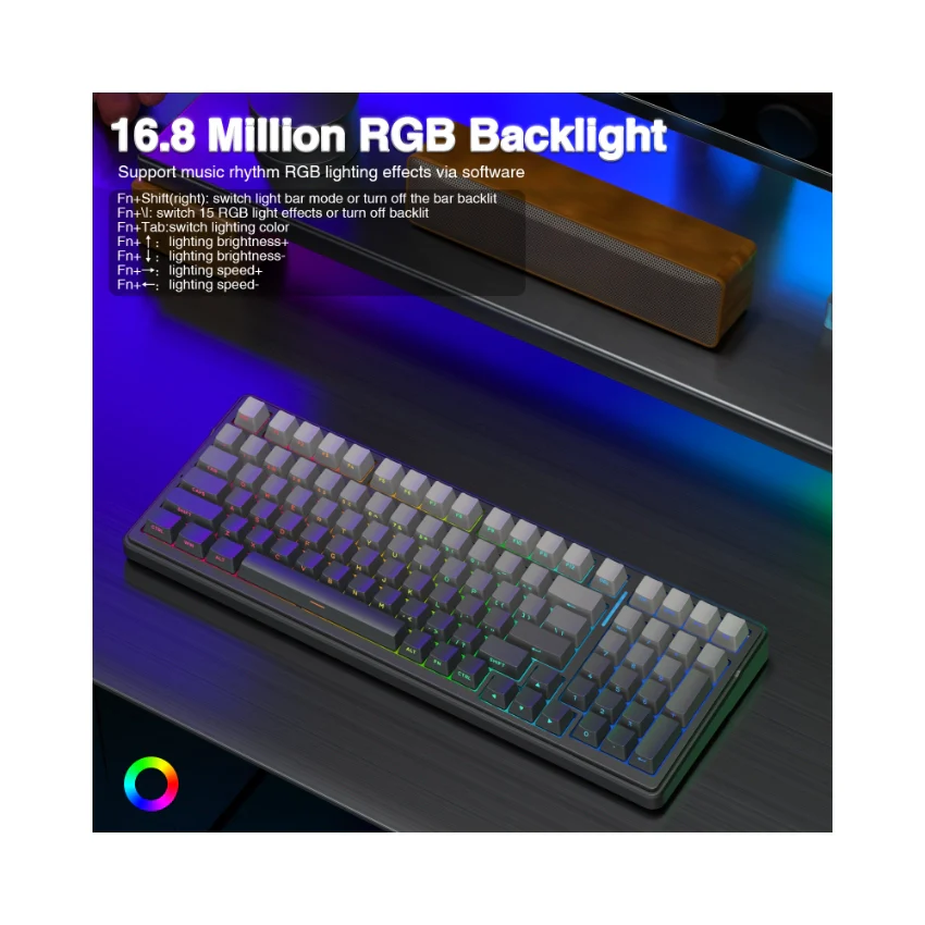 AULA F99 Tri-Mode Mechanical Keyboard👉 Huge Clearance Sale - Image 24