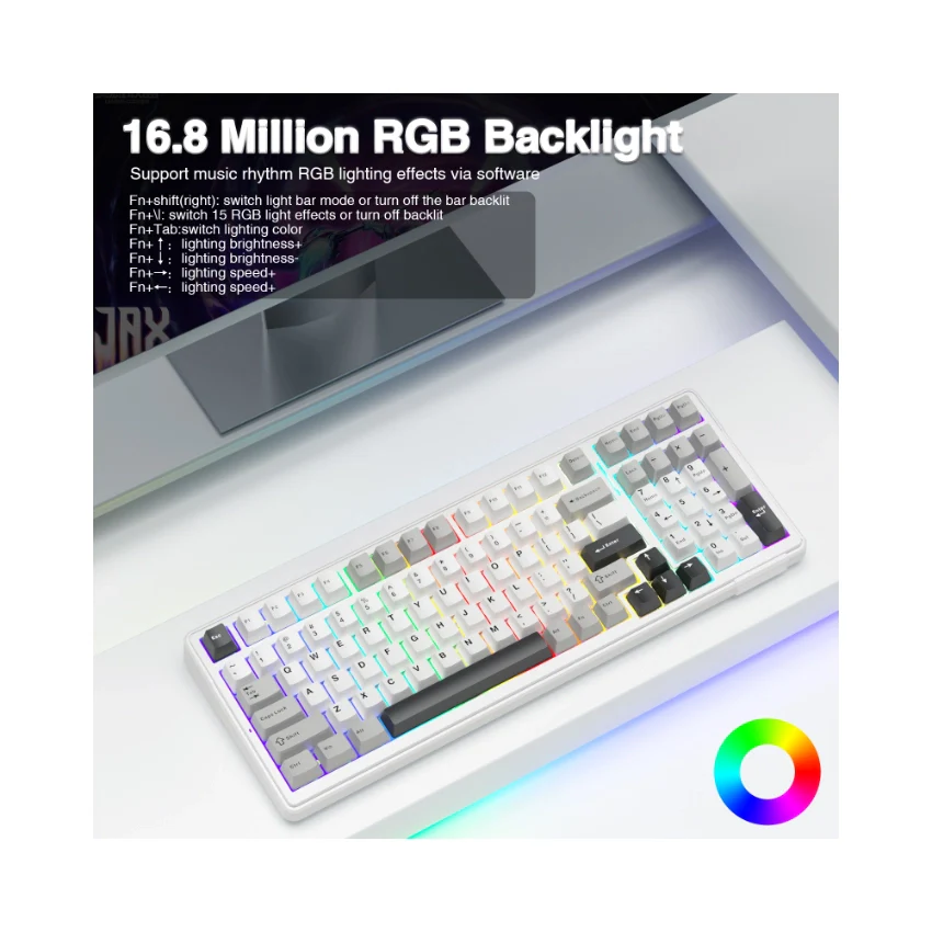 AULA F99 Tri-Mode Mechanical Keyboard👉 Huge Clearance Sale - Image 33