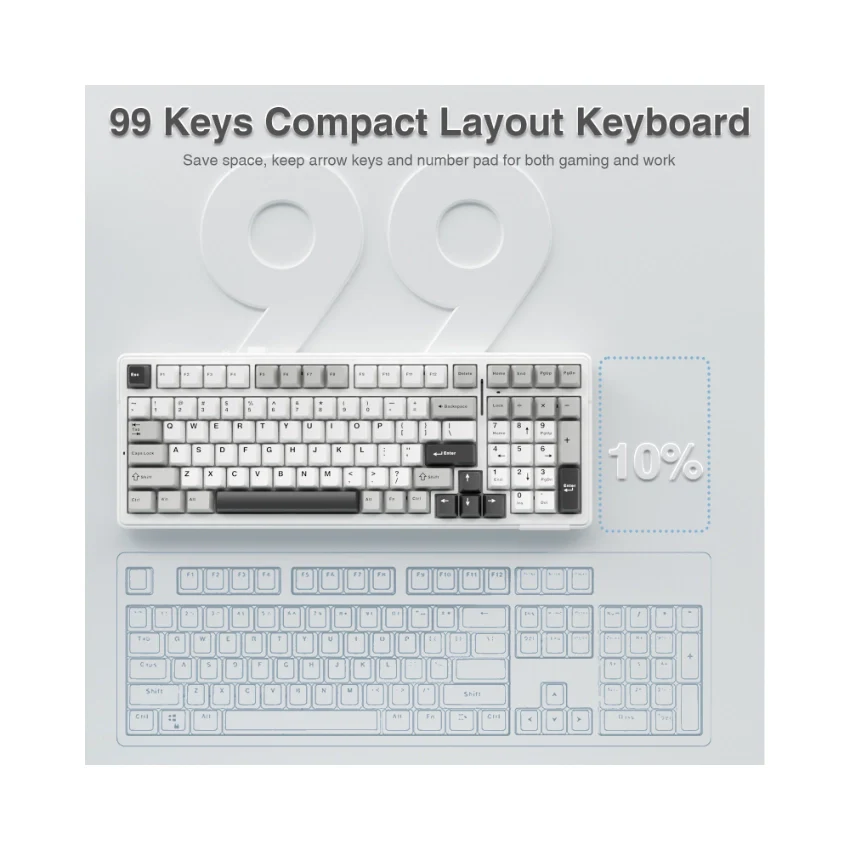 AULA F99 Tri-Mode Mechanical Keyboard👉 Huge Clearance Sale - Image 35