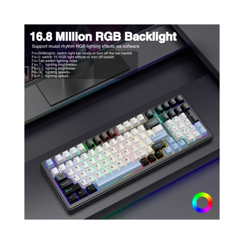 AULA F99 Tri-Mode Mechanical Keyboard👉 Huge Clearance Sale - Image 42