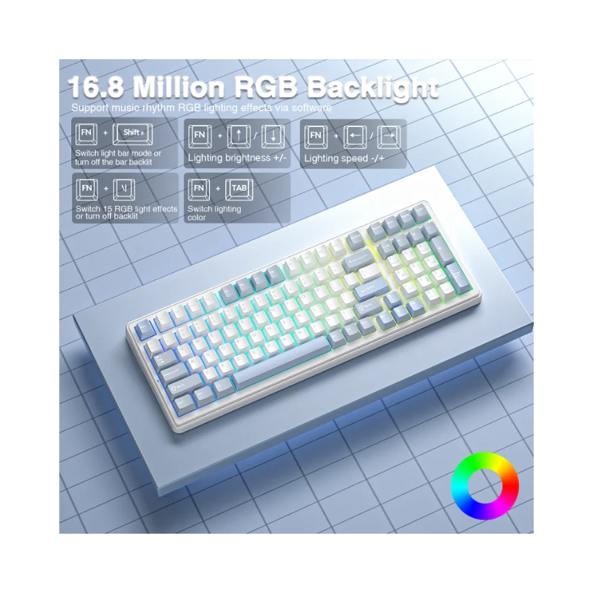 AULA F99 Tri-Mode Mechanical Keyboard👉 Huge Clearance Sale - Image 52
