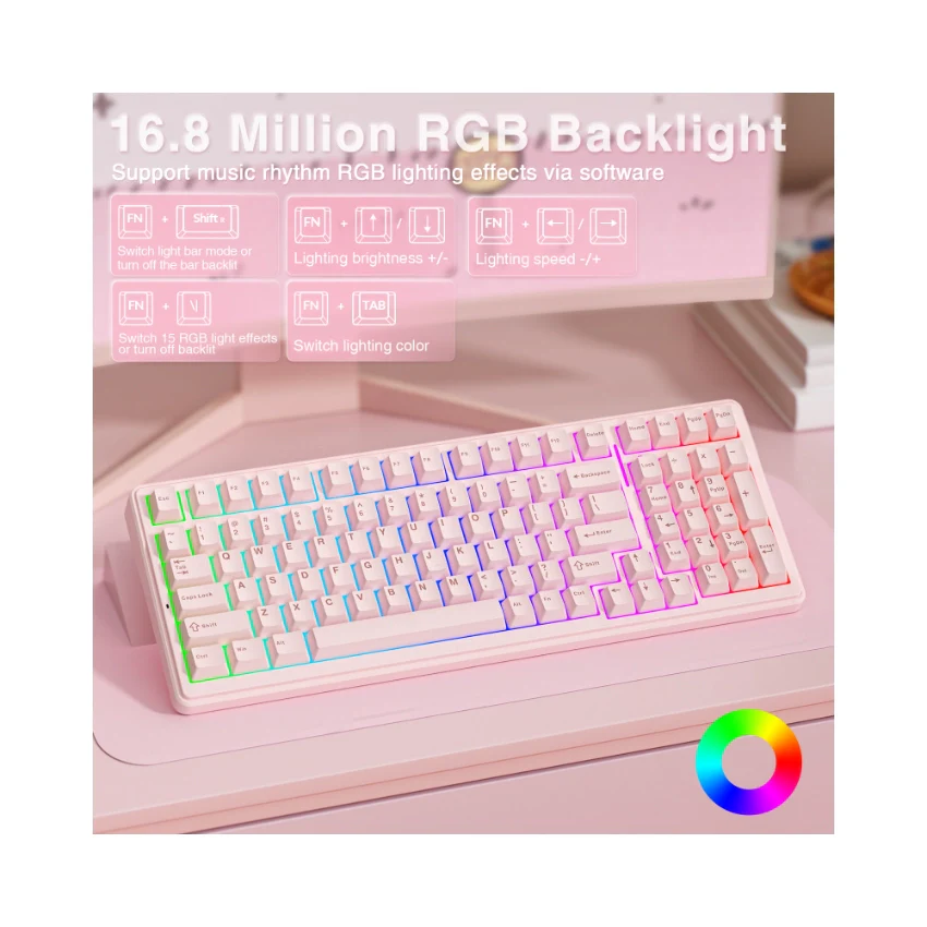 AULA F99 Tri-Mode Mechanical Keyboard👉 Huge Clearance Sale - Image 61