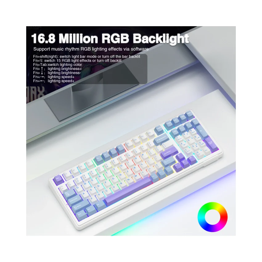 AULA F99 Tri-Mode Mechanical Keyboard👉 Huge Clearance Sale - Image 7