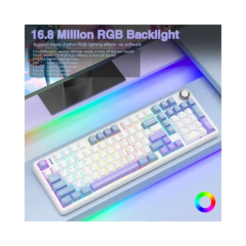 AULA F99 Pro Knob Mechanical Keyboard - Image 18