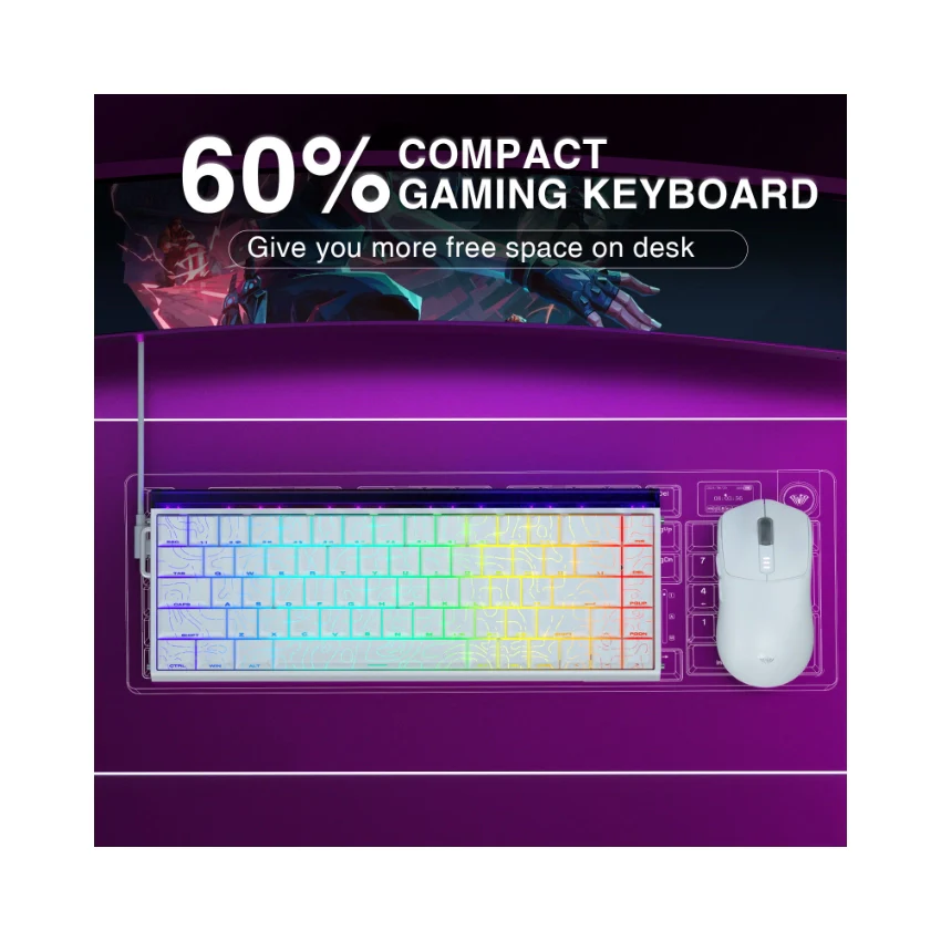 AULA Hero 68 HE Wired Magnetic Keyboard - Image 14