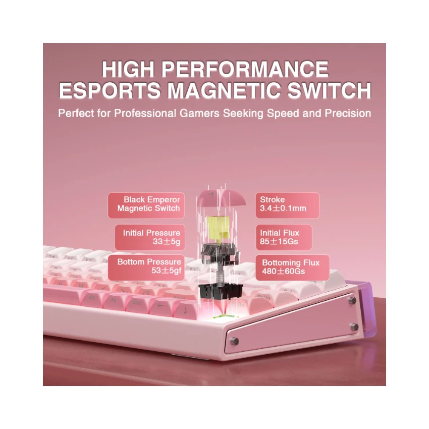 AULA Hero 68 HE Wired Magnetic Keyboard - Image 22