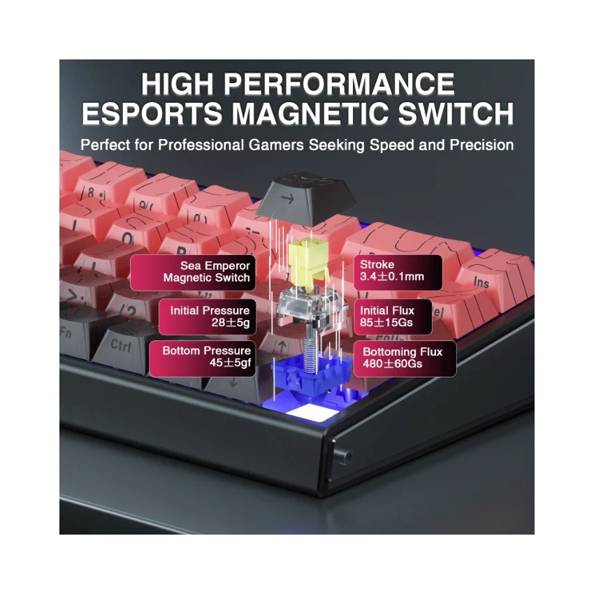 AULA Hero 68 HE Wired Magnetic Keyboard - Image 32