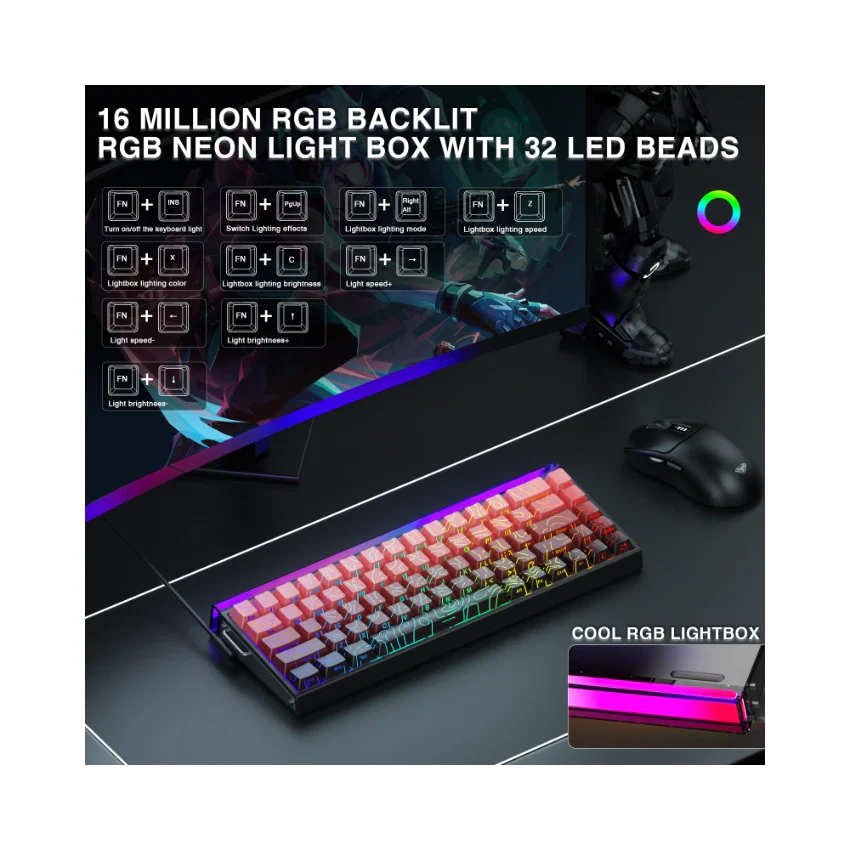 AULA Hero 68 HE Wired Magnetic Keyboard - Image 34