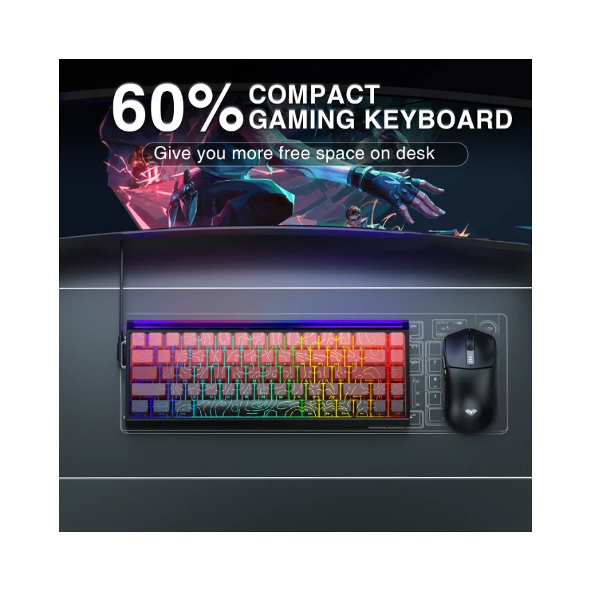 AULA Hero 68 HE Wired Magnetic Keyboard - Image 35