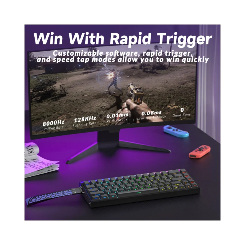 AULA Hero 68 HE Wired Magnetic Keyboard - Image 62