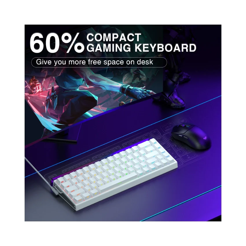 AULA Hero 68 HE Wired Magnetic Keyboard - Image 9