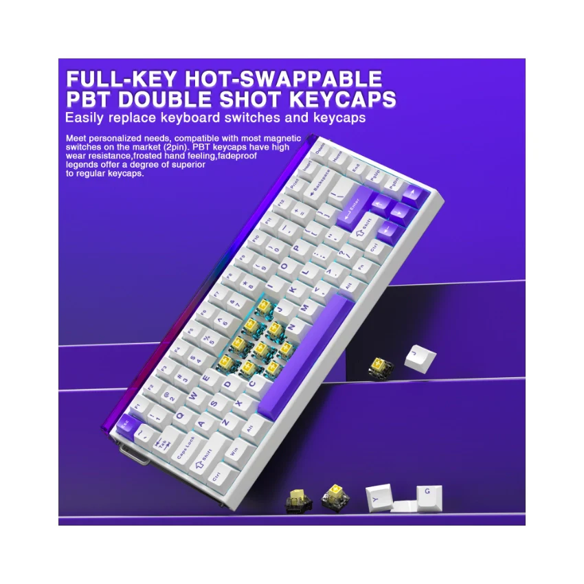 AULA Hero 84 HE Wired Magnetic Keyboard - Image 9