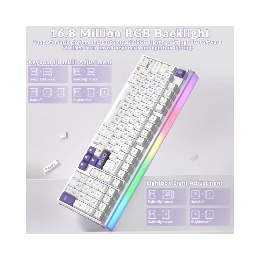 AULA Hero99 Wired Magnetic Gaming Keyboard - Image 16