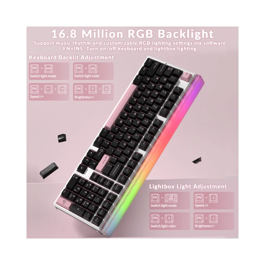 AULA Hero99 Wired Magnetic Gaming Keyboard - Image 26