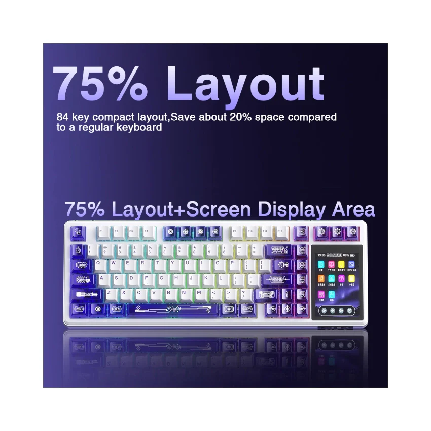 AULA L99 Smart-Screen Mechanical Keyboard - Image 5