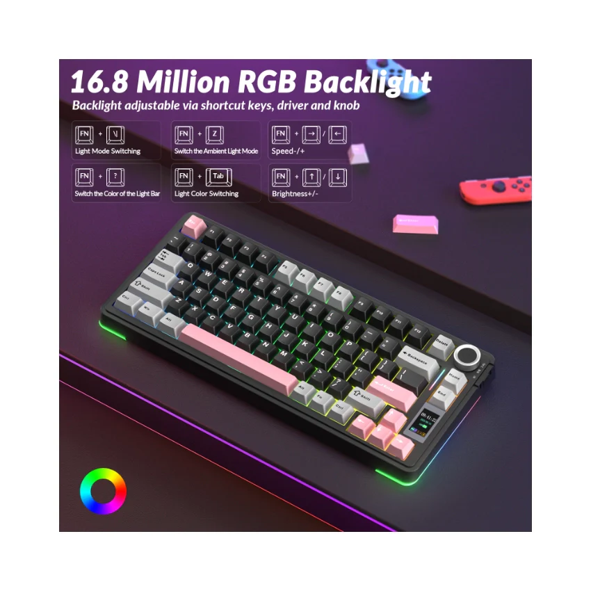 AULA S75 Pro Knob Mechanical Keyboard - Image 29