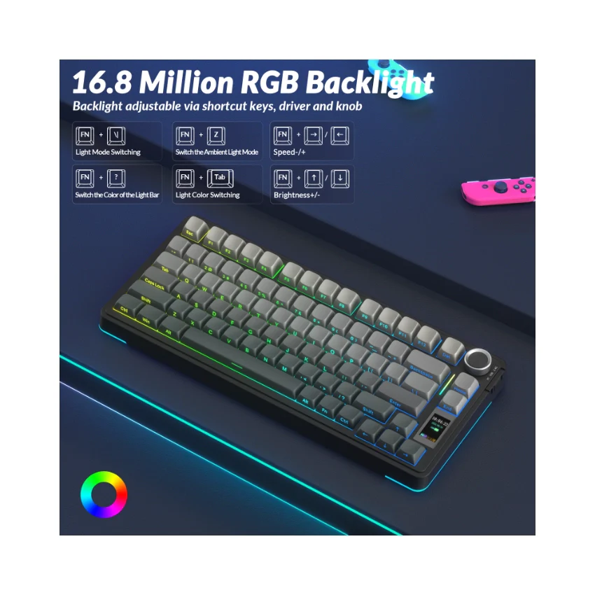 AULA S75 Pro Knob Mechanical Keyboard - Image 37