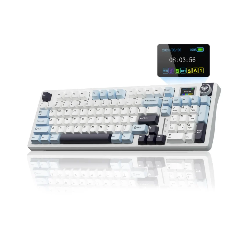 AULA S98 Pro Mechanical Keyboard With Knob& LCD Screen - Image 10