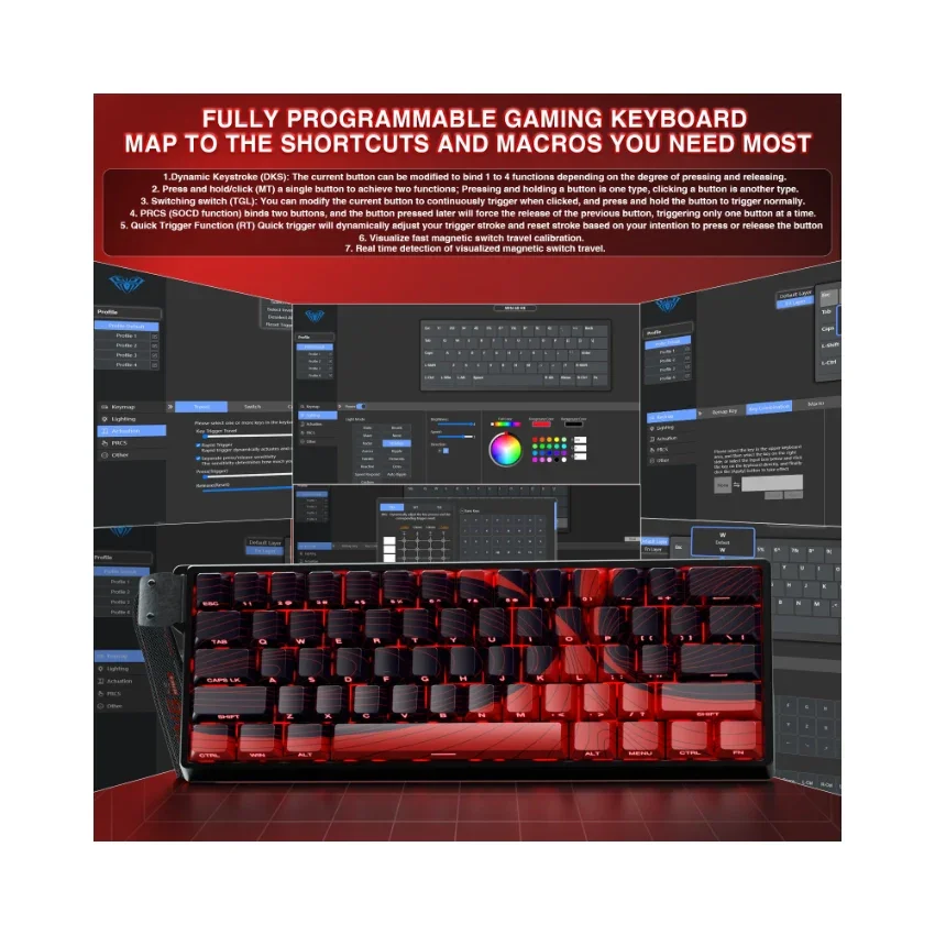 AULA WIN60 HE Wired Magnetic Keyboard - Image 21