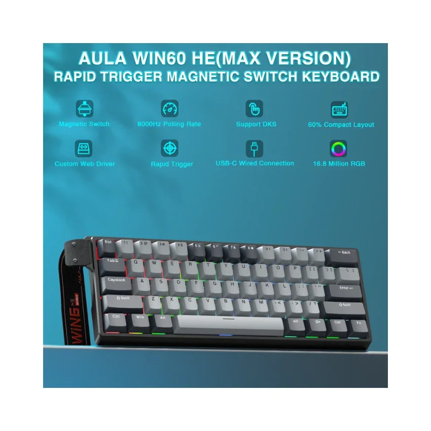 AULA WIN60 HE Wired Magnetic Keyboard - Image 35