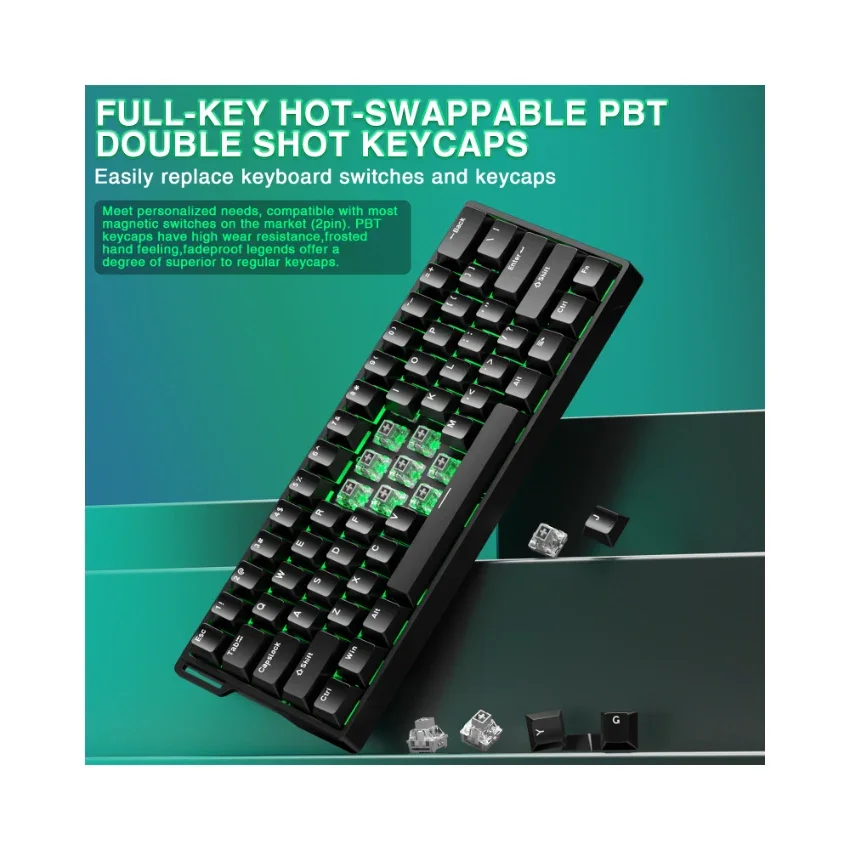 AULA WIN60 HE Wired Magnetic Keyboard - Image 46