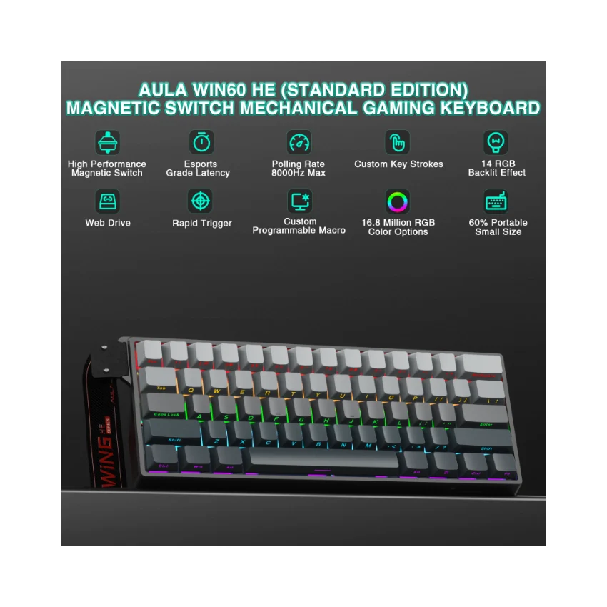 AULA WIN60 HE Wired Magnetic Keyboard - Image 51