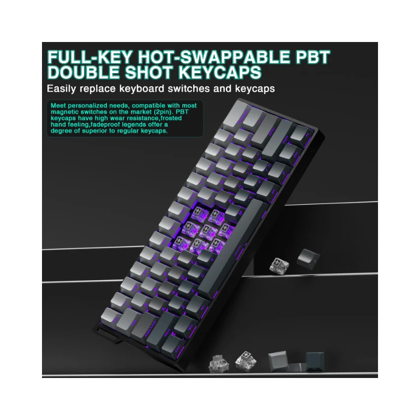 AULA WIN60 HE Wired Magnetic Keyboard - Image 57