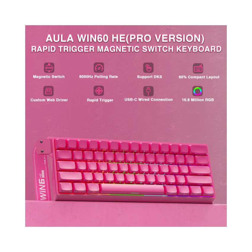 AULA WIN60 HE Wired Magnetic Keyboard - Image 67