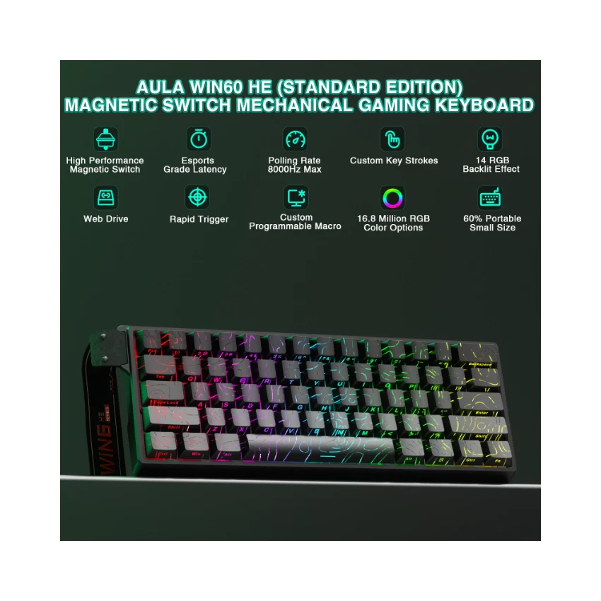 AULA WIN60 HE Wired Magnetic Keyboard - Image 76