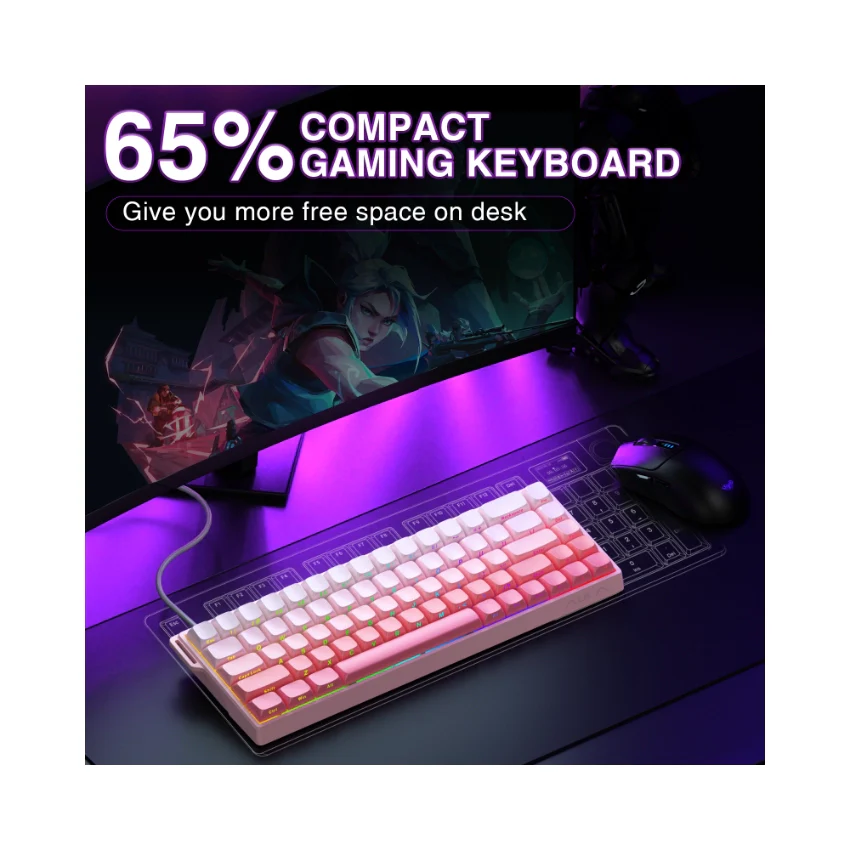 AULA WIN68 HE Wired Magnetic Keyboard - Image 54
